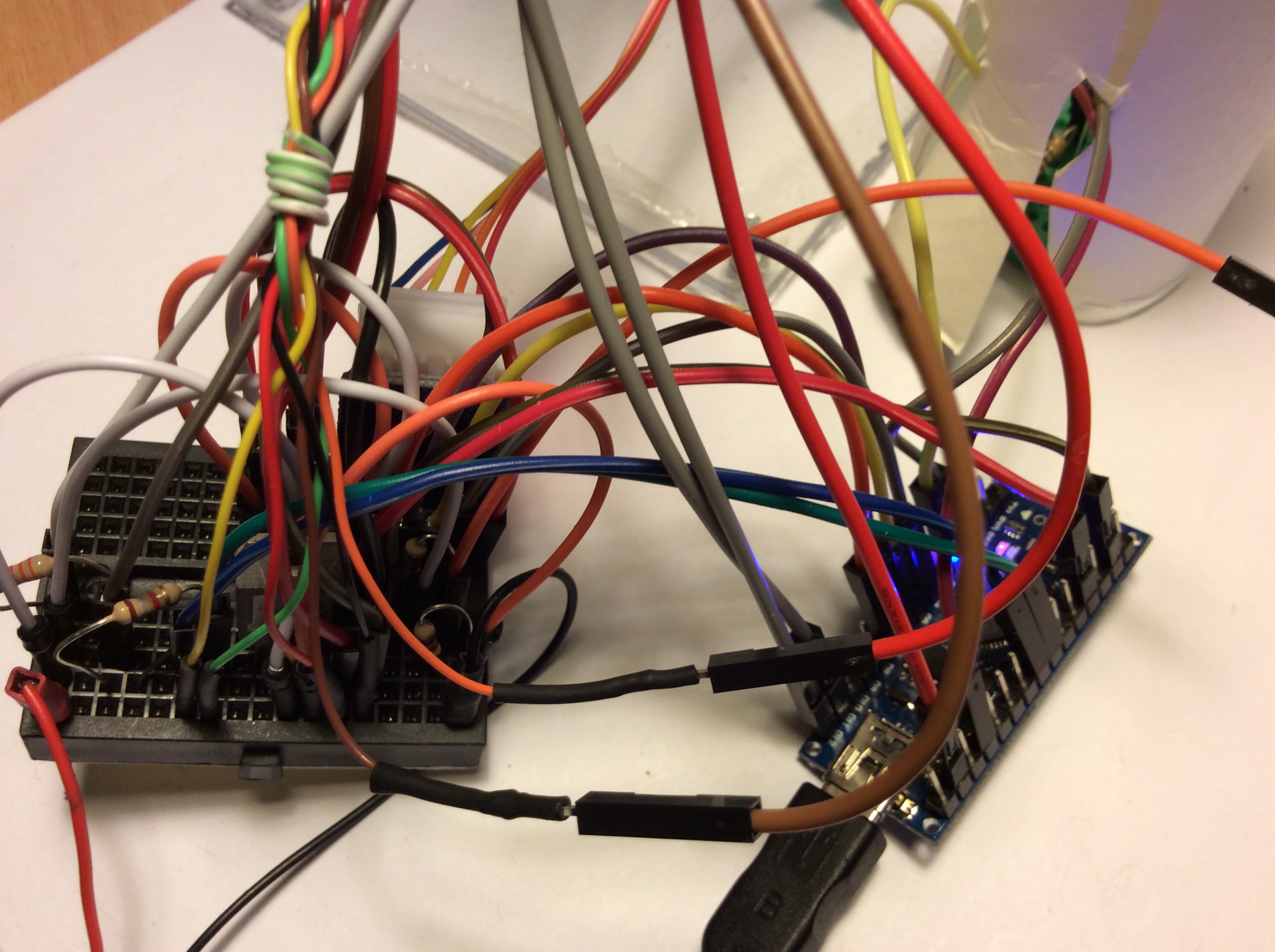 Arduino e placa de testes do 360 LIDAR