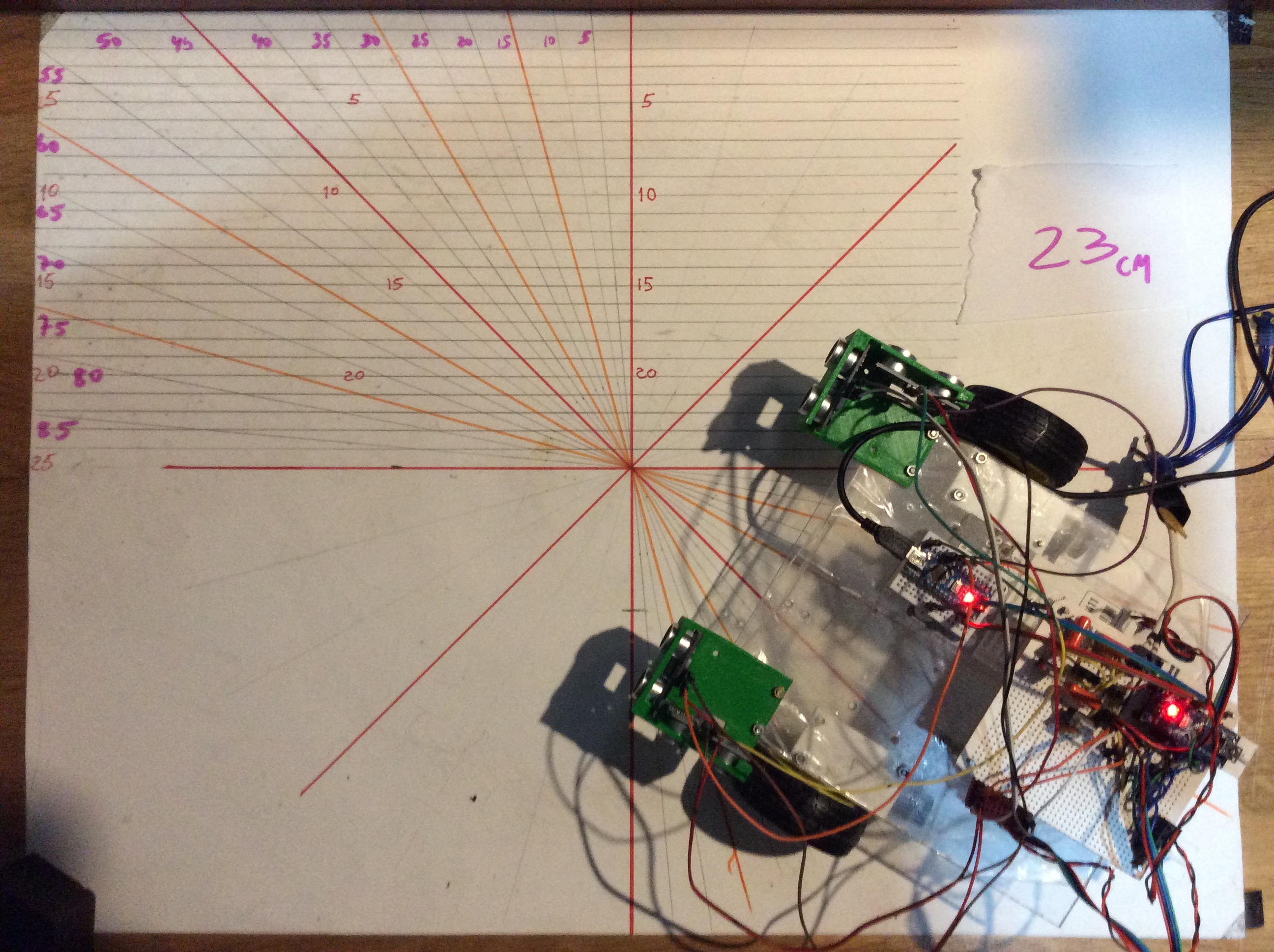 sonar sr04 test angle