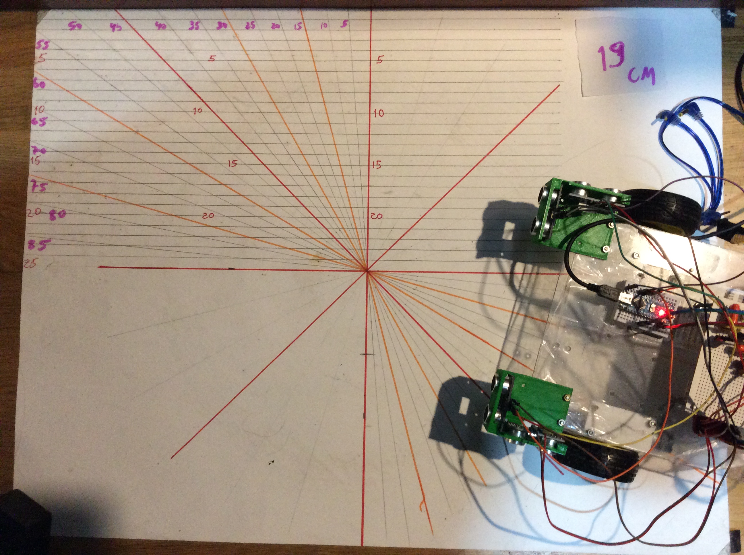 sonar sr04 test angle